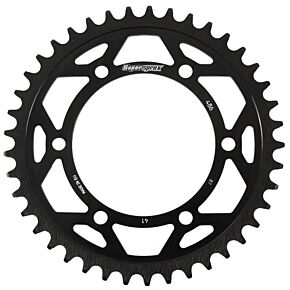 SUPERSPROX Rear Edge Sprocket Steel 41t-520 Blk Hon/kaw/suz/yam