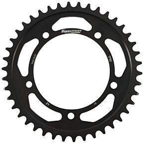 SUPERSPROX Rear Edge Sprocket Steel 42t-525 Blk Hay/suz/tri