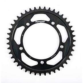 SUPERSPROX Rear Edge Sprocket Steel 43t-525 Blk Hay/suz/tri