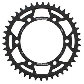 SUPERSPROX Rear Sprocket Steel 42t-520 Blk Kaw/suz