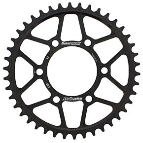 SUPERSPROX Rear Sprocket Steel 42t-530 Blk Kaw