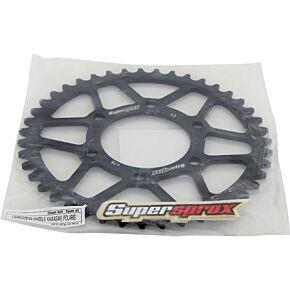 SUPERSPROX Rear Sprocket Steel 43t-520 Blk Kaw