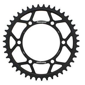 SUPERSPROX Rear Sprocket Steel 43t-525 Blk Suz/yam
