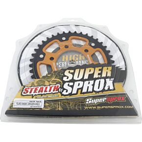 SUPERSPROX Rear Stealth Sprocket Alu/stl 40t-520 Gld Kaw/pol
