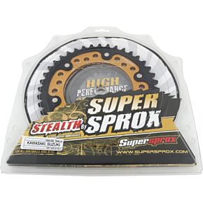 SUPERSPROX Rear Stealth Sprocket Alu/stl 40t-530 Gld Kaw/suz