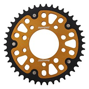 SUPERSPROX Rear Stealth Sprocket Alu/stl 42t-525 Gld Hon/tri