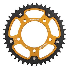 SUPERSPROX Rear Stealth Sprocket Alu/stl 42t-530 Gld Kaw