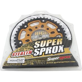 SUPERSPROX Rear Stealth Sprocket Alu/stl 43t-530 Gld Kaw