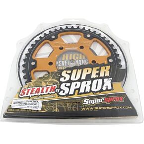 SUPERSPROX Rear Stealth Sprocket Alu/stl 46t-530 Gld Kaw