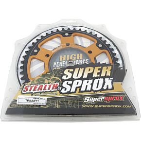 SUPERSPROX Rear Stealth Sprocket Alu/stl 47t-520 Gld Tri