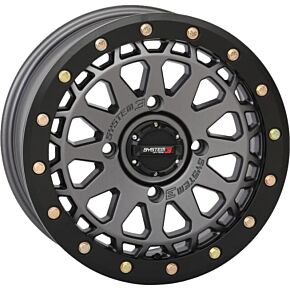 SYSTEM 3 Sb6 Bl Wheel 15x7 4+3 (+10mm) 4/137 Gun Metal Grey