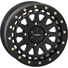 SYSTEM 3 Sb6 Bl Wheel 15x7 4+3 (+10mm) 4/137 Matte Black