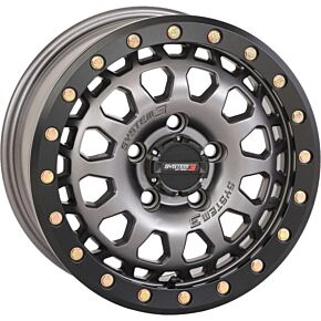 SYSTEM 3 Sb6 Bl Wheel 15x7 4+3 (+10mm) 5/4.5 Gun Metal Grey