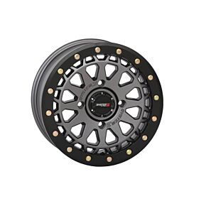 SYSTEM 3 Sb6 Bl Wheel 15x7 5+2 (+38mm) 4/137 Matte Gunmetal Grey