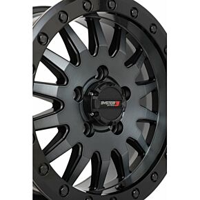 SYSTEM 3 Sb8 Wheel 15x7 5+2 (+38mm) 5/4.5 Matte Brushed Grey