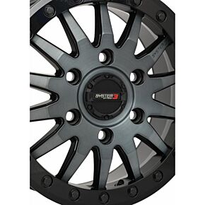 SYSTEM 3 Sb8 Wheel 15x7 5+2 (+38mm) 6/5.5 Matte Brushed Grey