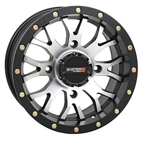 SYSTEM 3 St3 Wheel 14x7 5+2 (+30mm) 4/156 Matte Machined/black