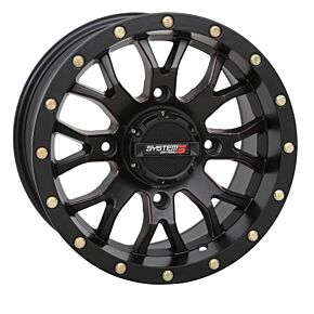 SYSTEM 3 St3 Wheel 15x7 5+2 (+40mm) 4/156 Matte Black