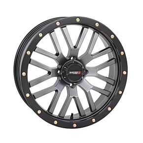 SYSTEM 3 St3 Wheel 20x7 4+2.5 (+10mm) 4/156 Matte Gunmetal Grey/blac
