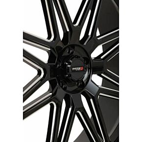 SYSTEM 3 St7 Wheel 24x9 5+4 (0mm) 4/156 Gloss Black Milled