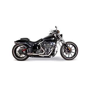 TBR Comp S 2in1 Carbon Tip 00-17 Softail Black