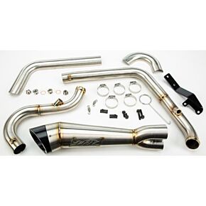 TBR Comp S 2in1 Exhaust Dyna W/turnout Brushed