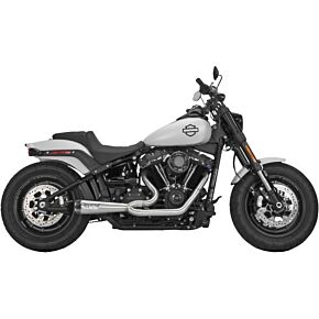 TBR Comp S 2in1 Exhaust Softail Brushed W/carbon End Cap
