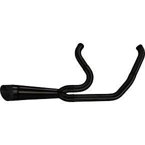 TBR Comp S 2in1 Exhaust Softail M8 Black W/turnout