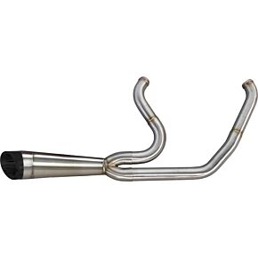 TBR Comp S 2in1 Exhaust Softail M8 Brushed W/turnout