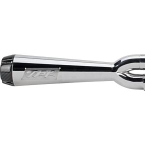 TBR Comp S 2in1 Exhaust Softail Polished W/cf End Cap