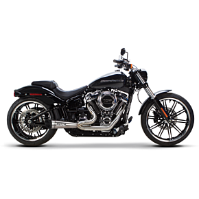 TBR Comp S 2in1 Exhaust Softail W/turnout Brushed