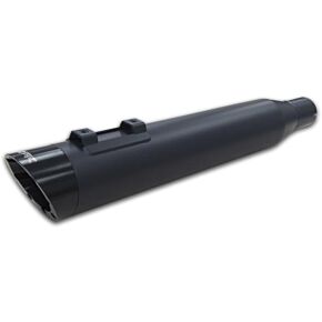 TBR Comp S 2in1 Exhaust Touring M8 Black W/black Slash End Cap