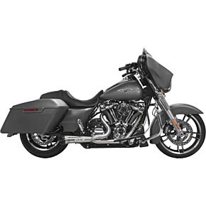 TBR Comp S 2in1 Exhaust Touring M8 Brushed W/turnout