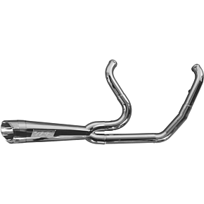 TBR Comp S 2in1 Exhaust Touring M8 Polished W/turnout