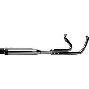 TBR Comp S 2in1 W/ghost Touring M8 Chrome W/black End Cap