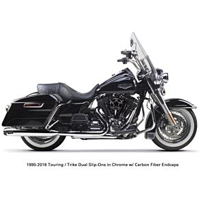 TBR Comp S Slip-on Touring Tc Chrome W/cf End Cap