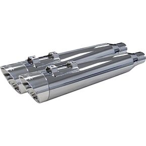 TBR Comp S Slip-on Touring Tc Chrome W/pol Slash End Cap