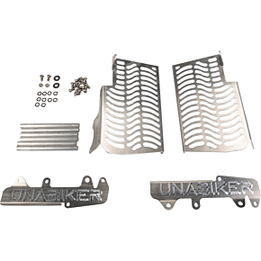 UNABIKER Radiator Guard Hon Black