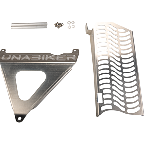 UNABIKER Radiator Guard Kaw Black