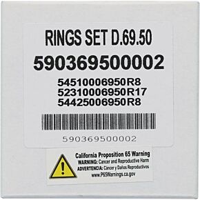 VERTEX Piston Rings 69.46mm Hon For Vertex Pistons Only