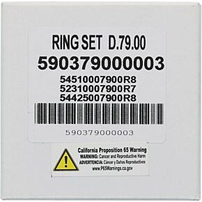 VERTEX Piston Rings 78.96mm Hon For Vertex Pistons Only