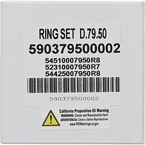 VERTEX Piston Rings 79.46mm Hon For Vertex Pistons Only