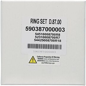 VERTEX Piston Rings 86.96mm Hon For Vertex Pistons Only