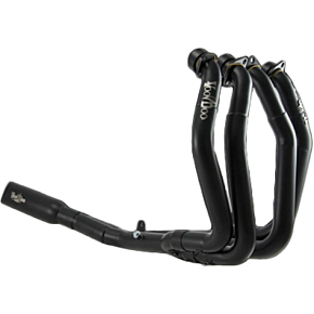 VOODOO Shorty Full Exhaust System 4 Into 1 Black Busa