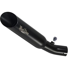 VOODOO Single Shorty Slip-on Exhaust Black