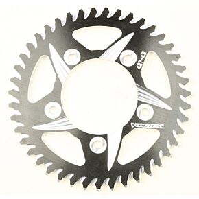 VORTEX Rear Cat5 Sprocket Aluminum 43t-530 Blk Kaw