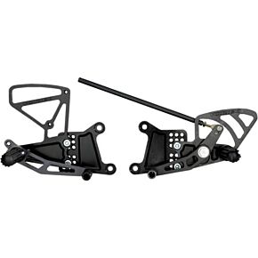 VORTEX Rear Set Complete Blk Yam