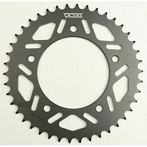 VORTEX Rear Sprocket Steel 42t-520 Blk Yam