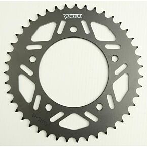 VORTEX Rear Sprocket Steel 43t-520 Black Yam