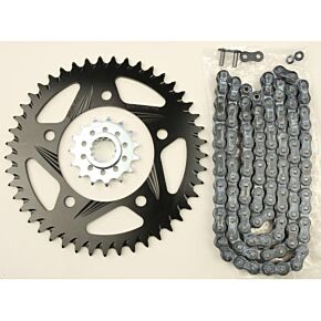 VORTEX Sprocket/chain Kit Stl/alu 15/45t Blk Rx3 520-108l Blk